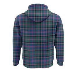 Cooper Tartan Crest Hoodie Ferocious Lion Style