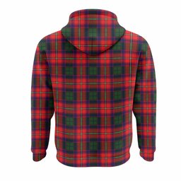 Hopkirk Tartan Crest Hoodie Ferocious Lion Style