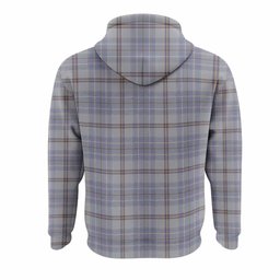 Tweedie Tartan Crest Hoodie Ferocious Lion Style