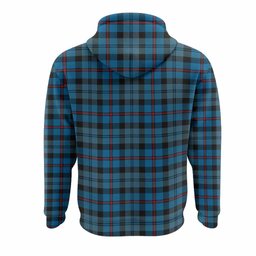MacCorquodale (McCorquodale) Tartan Crest Hoodie Ferocious Lion Style