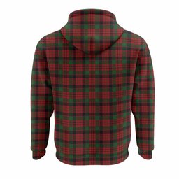 MacNicol (McNicol) Tartan Crest Hoodie Ferocious Lion Style