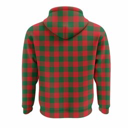 Moncrieff (Moncreiffe) Tartan Crest Hoodie Ferocious Lion Style