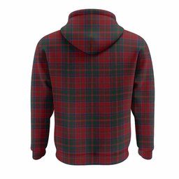 MacDonald (McDonald) of Glencoe Tartan Crest Hoodie Ferocious Lion Style