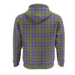 Turnbull Tartan Crest Hoodie Ferocious Lion Style
