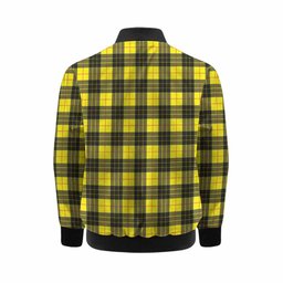 MacLeod (McLeod) Tartan Crest Kid Bomber Jacket Ferocious Lion Style