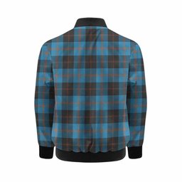 Garden (Gardyne) Tartan Crest Kid Bomber Jacket Ferocious Lion Style