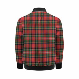 Lyle Tartan Crest Kid Bomber Jacket Ferocious Lion Style