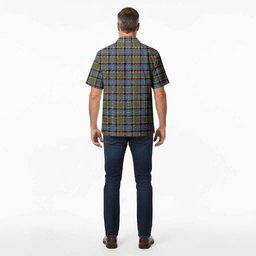 Aikenhead Tartan Crest Hawaiian Shirt Ferocious Lion Style