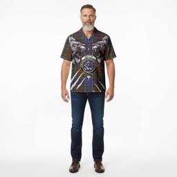 Beattie (Beatty) Tartan Crest Hawaiian Shirt Ferocious Lion Style