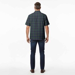 Allardice Tartan Crest Hawaiian Shirt Ferocious Lion Style