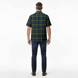 Baillie (Bailey) Tartan Crest Hawaiian Shirt Ferocious Lion Style