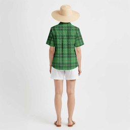 Boyle Tartan Crest Hawaiian Shirt Ferocious Lion Style