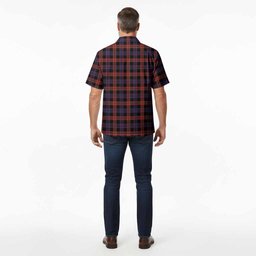 Brown (Broun) Tartan Crest Hawaiian Shirt Ferocious Lion Style