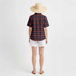 Brown (Broun) Tartan Crest Hawaiian Shirt Ferocious Lion Style