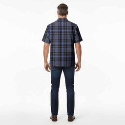 Clark (Clarke) Tartan Crest Hawaiian Shirt Ferocious Lion Style