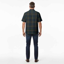 Allison Tartan Crest Hawaiian Shirt Ferocious Lion Style