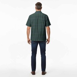 Arbuthnot Tartan Crest Hawaiian Shirt Ferocious Lion Style
