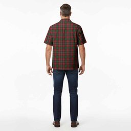 Innes Tartan Crest Hawaiian Shirt Ferocious Lion Style