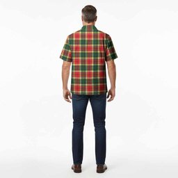 Gibson (Gibbs or Gibsone) Tartan Crest Hawaiian Shirt Ferocious Lion Style