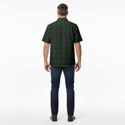 MacAlpine (MacAlpin) Tartan Crest Hawaiian Shirt Ferocious Lion Style