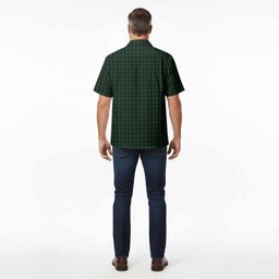 Graham Tartan Crest Hawaiian Shirt Ferocious Lion Style