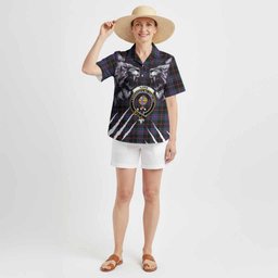Nairn Tartan Crest Hawaiian Shirt Ferocious Lion Style