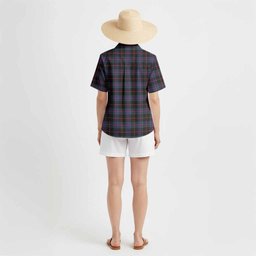 Nairn Tartan Crest Hawaiian Shirt Ferocious Lion Style