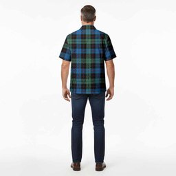 Guthrie Tartan Crest Hawaiian Shirt Ferocious Lion Style