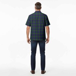 MacKinlay (McKinlay) Tartan Crest Hawaiian Shirt Ferocious Lion Style