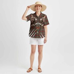 MacGill (MakGill) Tartan Crest Hawaiian Shirt Ferocious Lion Style