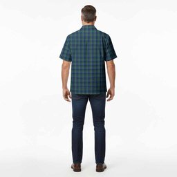 Falconer Tartan Crest Hawaiian Shirt Ferocious Lion Style