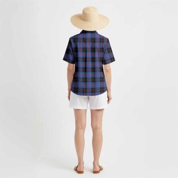 Maule Tartan Crest Hawaiian Shirt Ferocious Lion Style