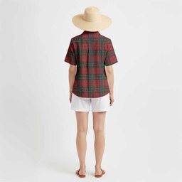 MacLean (McLean) Tartan Crest Hawaiian Shirt Ferocious Lion Style