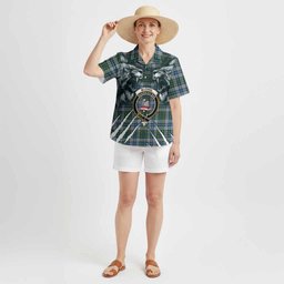 MacNeil (McNeil) Tartan Crest Hawaiian Shirt Ferocious Lion Style