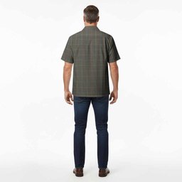 Haig Tartan Crest Hawaiian Shirt Ferocious Lion Style