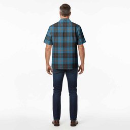 Garden (Gardyne) Tartan Crest Hawaiian Shirt Ferocious Lion Style