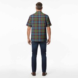 Norvel Tartan Crest Hawaiian Shirt Ferocious Lion Style