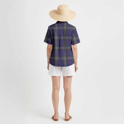 Kinnaird Tartan Crest Hawaiian Shirt Ferocious Lion Style