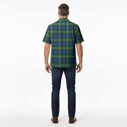 Maitland Tartan Crest Hawaiian Shirt Ferocious Lion Style