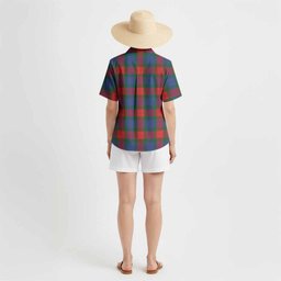 Mar Tartan Crest Hawaiian Shirt Ferocious Lion Style