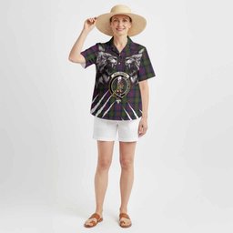 MacLennan (McLennan) Tartan Crest Hawaiian Shirt Ferocious Lion Style