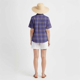 Ochterlony Tartan Crest Hawaiian Shirt Ferocious Lion Style