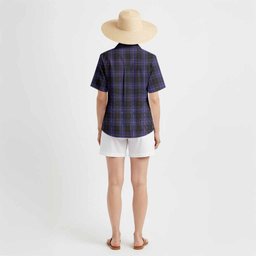 Dunlop Tartan Crest Hawaiian Shirt Ferocious Lion Style