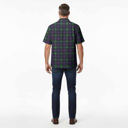 Inglis Tartan Crest Hawaiian Shirt Ferocious Lion Style