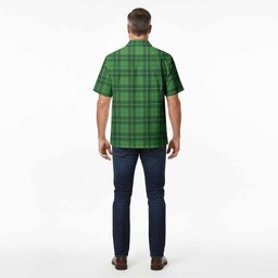 Galloway Tartan Crest Hawaiian Shirt Ferocious Lion Style