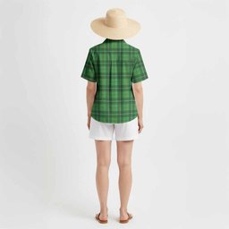 Galloway Tartan Crest Hawaiian Shirt Ferocious Lion Style