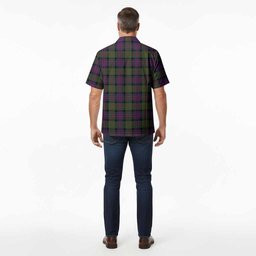 MacDonald (McDonald) Tartan Crest Hawaiian Shirt Ferocious Lion Style