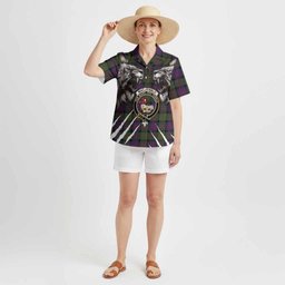 MacDonald (McDonald) Tartan Crest Hawaiian Shirt Ferocious Lion Style
