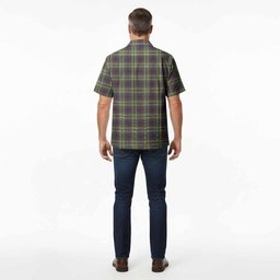 Swinton Tartan Crest Hawaiian Shirt Ferocious Lion Style