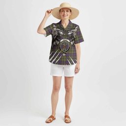 Rollo Tartan Crest Hawaiian Shirt Ferocious Lion Style
